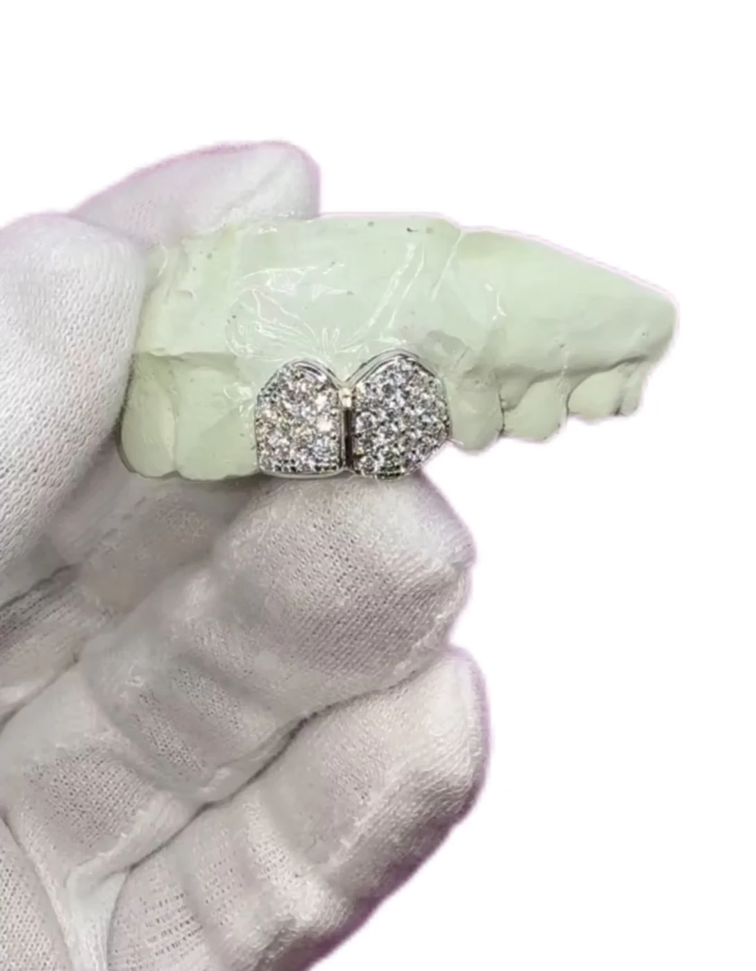 2 Sæt Hvidguld m/ Moissanite — La Lux Oslo